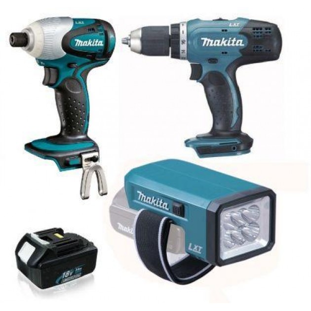 MAKITA Акумулаторен комплет dk18016 bdf453 + btd140 + bml186