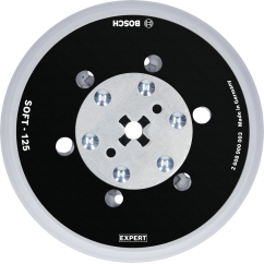 BOSCH EXPERT Плоча Multi-Hole D125, soft, industry, болт 5/16-, 2 шайби