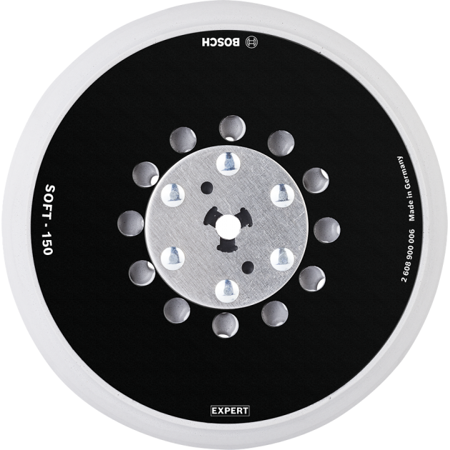 BOSCH EXPERT Плоча Multi-Hole D150, soft,industry, болт 5/16-, 2 шайби, болт M8