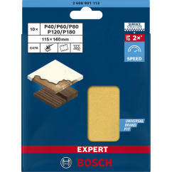 BOSCH EXPERT Комплект шкурки за виброшлайф