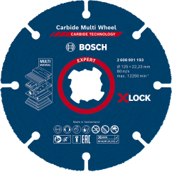 BOSCH EXPERT X-LOCK Диск Ъглошлайф за Дърво и Пластмаса 125mm