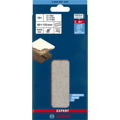 BOSCH EXPERT Мрежа за шлифоване комплект 10 части