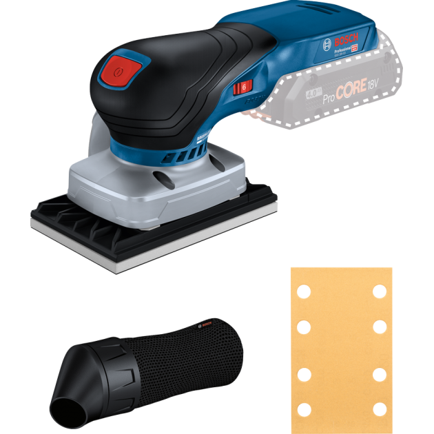 Bosch акумулаторен виброшлайф gss 18v-13 solo