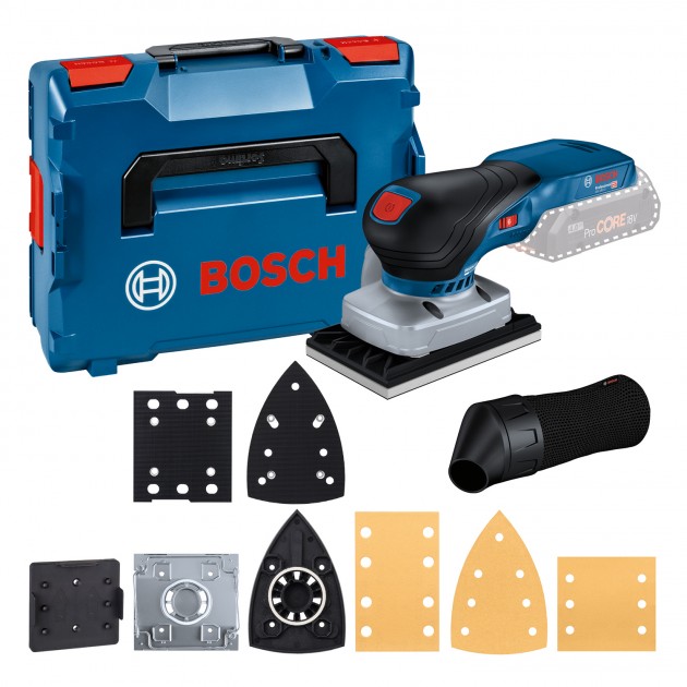 Bosch акумулаторен виброшлайф gss 18v-13 solo консуматив