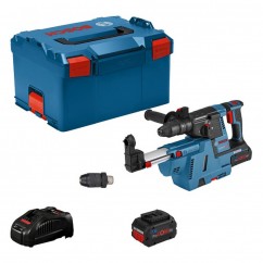 GBH 18V-26F Акумулаторен перфоратор + 2X5.5 AH+GDE18V-16 Прахоуловител