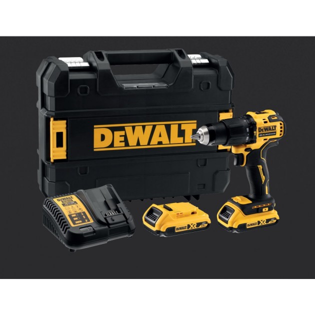 Dewalt dcd709d2t акумулаторен ударен винтоверт 2 x 2.0 ah