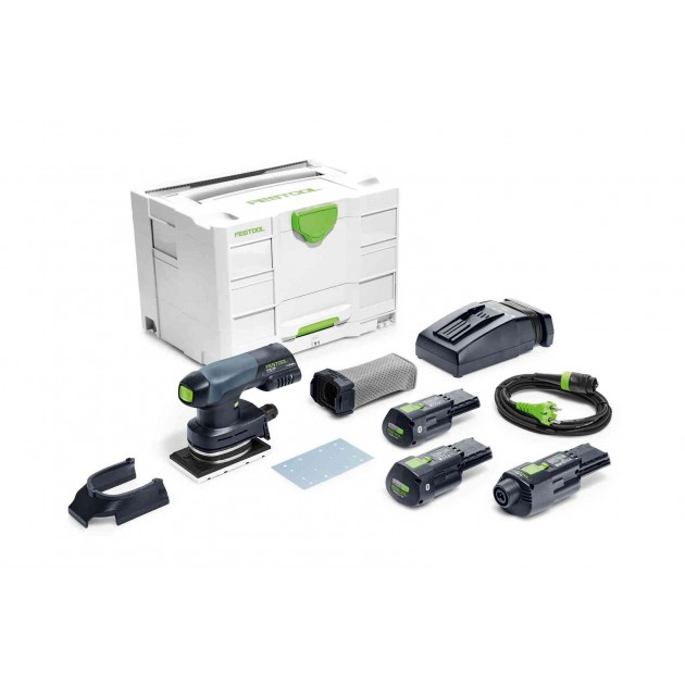 Festool Акумулаторна вибрационна шлайфмашина RUTSCHER RTSC 400 3,0 I-Set 