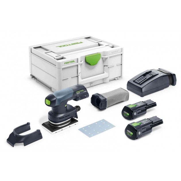 Festool Акумулаторна вибрационна шлайфмашина RUTSCHER RTSC 400 3,0 I-Plus 