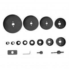 MTX Комплект боркорони за дърво, 19 - 127 mm, 12 части