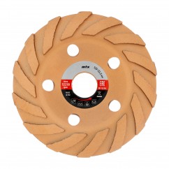 MTX Диамантен диск за шлайфане TURBO 729889, 125х22.23mm, чашкообразен
