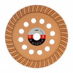 MTX Диамантен диск за шлайфане TURBO, 180х22.23mm, чашкообразен