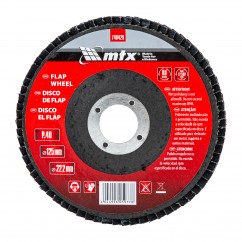 MTX Диск ламелен шлифовъчен, P40, 125х22.23 mm 