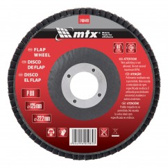 MTX Диск ламелен шлифовъчен, P80, 125х22.23 mm 