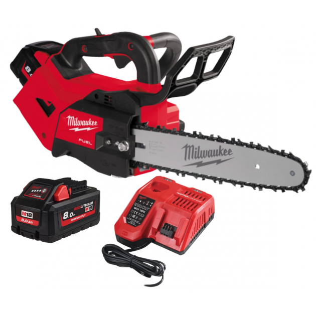 Milwaukee m18fthcs30-802 акумулаторен верижен трион + 2x8.0ah