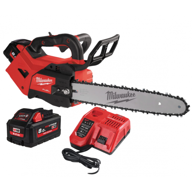 Milwaukee m18fthcs35-802 акумулаторен верижен трион + 2x8.0ah