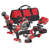 Milwaukee fpp6f3-502b акумулаторен комплект 5 машини + 2x5.0ah в чанта