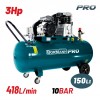 Bormann Въздушен компресор BAT5070, 418 L/min, 150 L, 3 hp