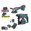 Bormann Акумулаторен комплект BBP5303X44Τ2CA, 20V, 2 x 2.0 Ah + зарядно устройство