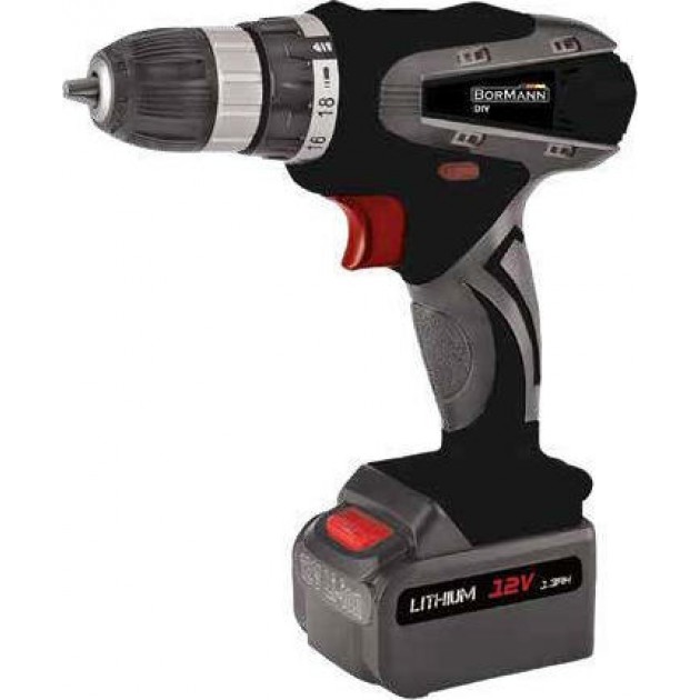 Bormann bcd1350 акумулаторна бормашина li-ion 12v+1 x1.3ah
