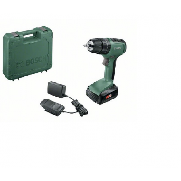 BOSCH Акумулаторен винтоверт universaldrill 18 v , 30 nm с батерия и зарядно