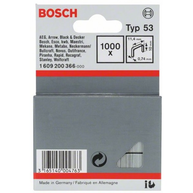 Bosch скоби тип 53-10 mm
