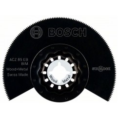 Bosch сегментно ножче acz 85 eb bim дърво+метал 85 mm
