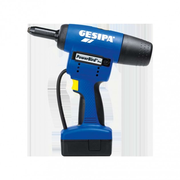 Gesipa powerbird pro 18 v  акум. нитачка с 2 бр. батерии x 2.1 ah