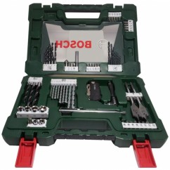 Bosch V-line tin - комплект свредла и битове със сгъваемо ножче,магнитен държач и ъглова отвертка 68 части