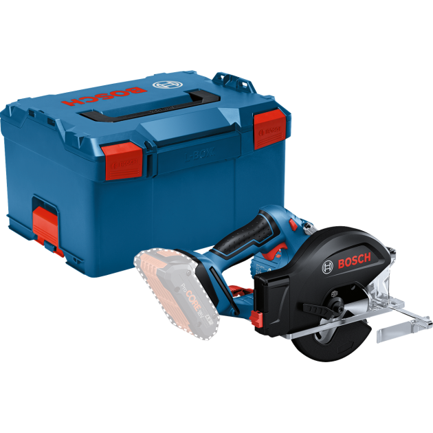 Bosch Акумулаторен ръчен циркуляр GKM 18V-50 L-BOXX SOLO