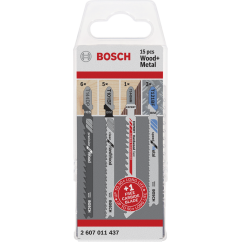 Bosch Комплект ножчета за дърво и Метал 14+1