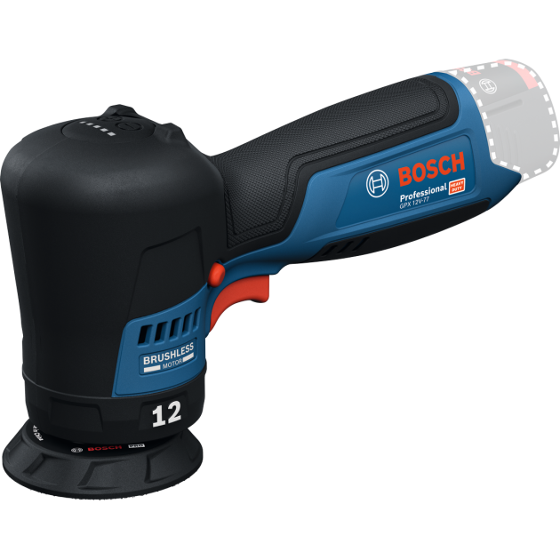 Bosch Акумулаторна машина за полиране GPX 12V-77, SOLO