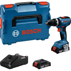 BOSCH Акумулаторен ударен винтоверт GSB 18V-65, 2x2.0Ah + зарядно 