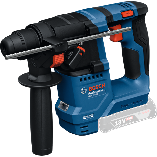 Bosch Акумулаторен перфоратор GBH 18V-18, 1.5 J, SOLO