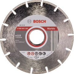 Bosch Диамантен диск за рязане Standard for Marble, 115x22.23x2.2 mm