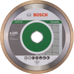 Bosch Диамантен диск за рязане Standard for Ceramic, 180x25.40x1.6 mm