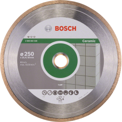 Bosch Диамантен диск за рязане Standard for Ceramic, 250x30/25.40x1.6 mm