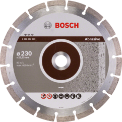 Bosch Диамантен диск за рязане Standard for Abrasive, 223x22.23x2.3 mm