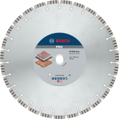 Bosch Диамантен диск за рязане PRO Stone, 400x20/25,4x3.2 mm
