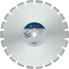 Bosch Диамантен диск за рязане PRO Asphalt, 450x25,4х3.6 mm