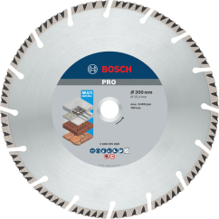 Bosch Диамантен диск PRO Multi Material, 300x25,4х3.3 mm