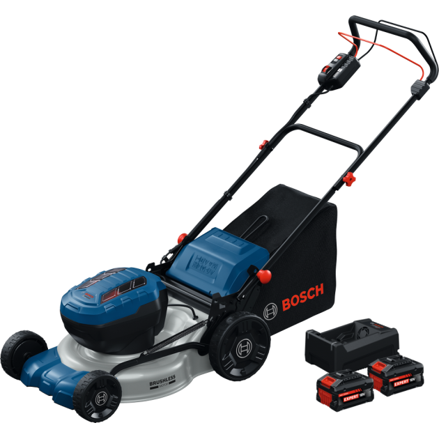 Bosch Самоходна акумулаторна косачка GRA 18V2-4 6SP, 2 х 18 V, 2 x 5.5 Ah + зарядно устройство