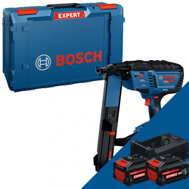 Bosch Акумулаторен такер за дърво EXTH 18V-50 M, 18V, SOLO + ПОДАРЪК
