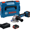 BOSCH Акумулаторен ъглошлайф GWS 18V-11 S, 125 mm, 2x5.0Ah