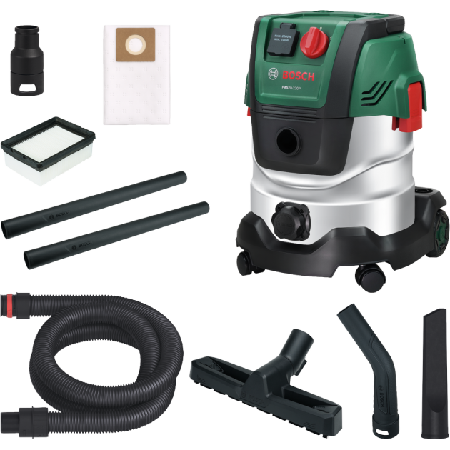 Bosch Прахосмукачка за сухо/мокро PAS 20-220P, 1200 W