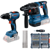 Bosch Акумулаторен комплект GBH 18V-22 + GSR 18V-65 + консумативи