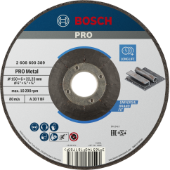 Bosch PRO Шлифовъчен диск Metal, 150x6x22.23 mm
