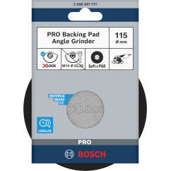 Bosch PRO Опорна подложка X-Lock, 115 mm, мека