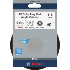 Bosch PRO Опорна подложка X-Lock, 115 mm, твърда