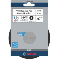 Bosch PRO Опорна подложка X-Lock, 125 mm, мека