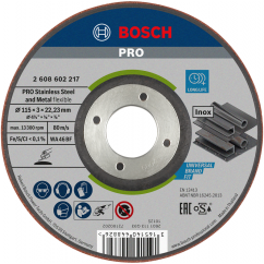 Bosch PRO Шлифовъчен диск Semi-Flexible, 115x3x22.23 mm